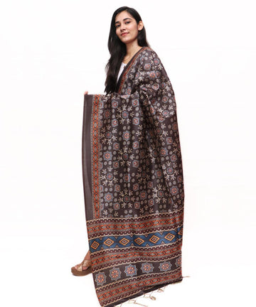 Cotton Linen Dupatta Stole Scarf Fabric Dekho